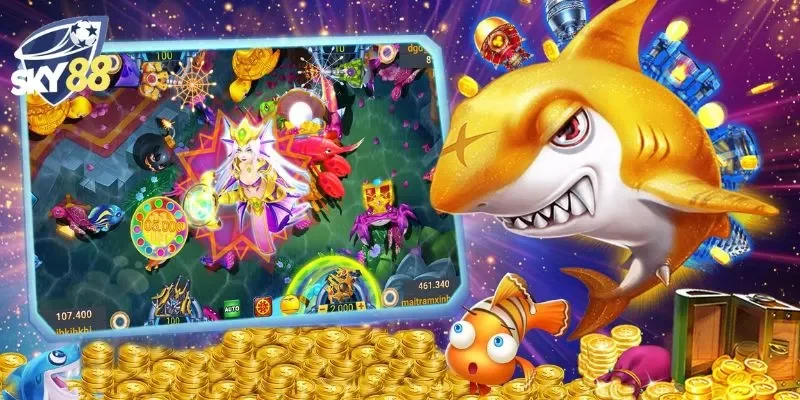 Bắn cá khủng long VB77 Nhiều cơ chế chơi hỗ trợ là một điểm cộng của bắn cá khủng long VB77