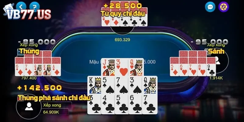 binh VB77 Luật chơi game tương đối cơ bản