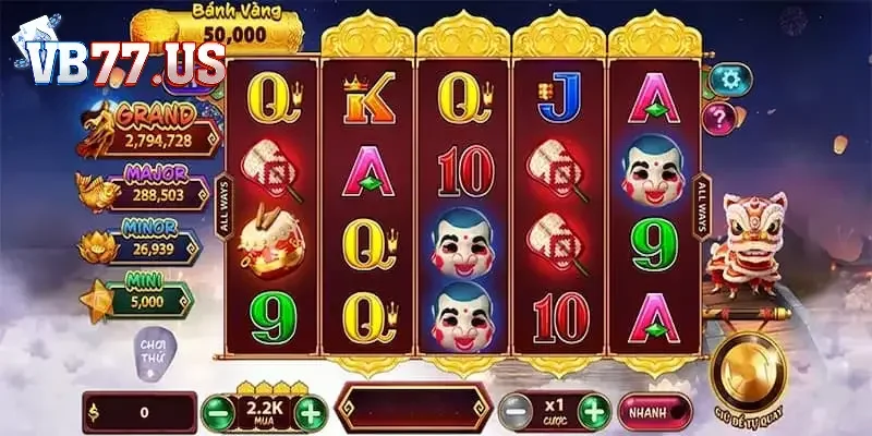 Bóc bánh hằng nga VB77 Phần thưởng cực lớn