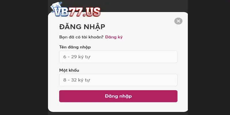 Đăng Nhập VB77 Đăng Nhập VB77