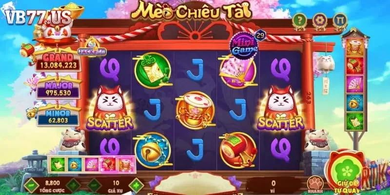 mèo chiêu tài VB77 Hệ thống chơi minh bạch, rõ ràng